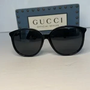 Gucci | Accessories | New Gucci Black Round Asian Fit Ladies  display picture 1